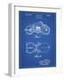 PP893-Blueprint Indian Motorcycle Saddle Patent Poster-Cole Borders-Framed Giclee Print