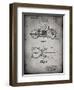 PP893-Faded Grey Indian Motorcycle Saddle Patent Poster-Cole Borders-Framed Giclee Print