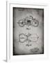 PP893-Faded Grey Indian Motorcycle Saddle Patent Poster-Cole Borders-Framed Giclee Print