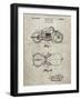 PP893-Sandstone Indian Motorcycle Saddle Patent Poster-Cole Borders-Framed Giclee Print