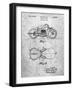 PP893-Slate Indian Motorcycle Saddle Patent Poster-Cole Borders-Framed Giclee Print