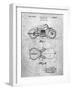 PP893-Slate Indian Motorcycle Saddle Patent Poster-Cole Borders-Framed Giclee Print