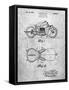 PP893-Slate Indian Motorcycle Saddle Patent Poster-Cole Borders-Framed Stretched Canvas