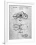 PP893-Slate Indian Motorcycle Saddle Patent Poster-Cole Borders-Framed Giclee Print