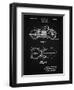 PP893-Vintage Black Indian Motorcycle Saddle Patent Poster-Cole Borders-Framed Giclee Print