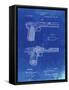 PP894-Faded Blueprint J.M. Browning Pistol Patent Poster-Cole Borders-Framed Stretched Canvas