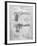 PP894-Slate J.M. Browning Pistol Patent Poster-Cole Borders-Framed Giclee Print
