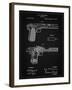 PP894-Vintage Black J.M. Browning Pistol Patent Poster-Cole Borders-Framed Giclee Print