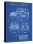 PP899-Blueprint Jeep Wrangler 1997 Patent Poster-Cole Borders-Stretched Canvas