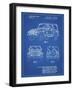 PP899-Blueprint Jeep Wrangler 1997 Patent Poster-Cole Borders-Framed Giclee Print