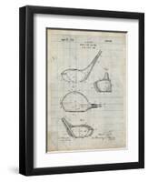 PP9 Antique Grid Parchment-Borders Cole-Framed Premium Giclee Print