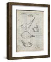 PP9 Antique Grid Parchment-Borders Cole-Framed Giclee Print