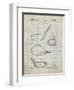 PP9 Antique Grid Parchment-Borders Cole-Framed Giclee Print