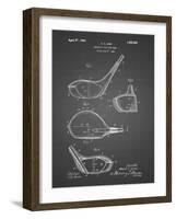 PP9 Black Grid-Borders Cole-Framed Giclee Print