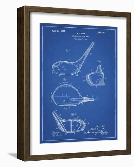 PP9 Blueprint-Borders Cole-Framed Giclee Print