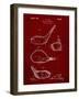 PP9 Burgundy-Borders Cole-Framed Giclee Print