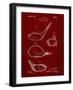 PP9 Burgundy-Borders Cole-Framed Giclee Print