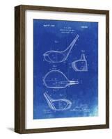 PP9 Faded Blueprint-Borders Cole-Framed Giclee Print