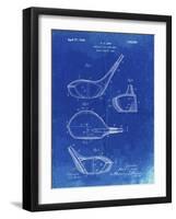 PP9 Faded Blueprint-Borders Cole-Framed Giclee Print