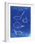 PP9 Faded Blueprint-Borders Cole-Framed Giclee Print