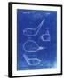 PP9 Faded Blueprint-Borders Cole-Framed Giclee Print