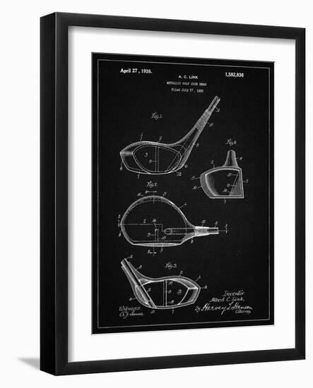 PP9 Vintage Black-Borders Cole-Framed Giclee Print