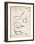 PP9 Vintage Parchment-Borders Cole-Framed Giclee Print