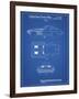 PP90-Blueprint 1962 Corvette Stingray Patent Poster-Cole Borders-Framed Giclee Print