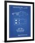 PP90-Blueprint 1962 Corvette Stingray Patent Poster-Cole Borders-Framed Giclee Print