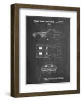 PP90-Chalkboard 1962 Corvette Stingray Patent Poster-Cole Borders-Framed Giclee Print