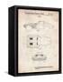 PP90-Vintage Parchment 1962 Corvette Stingray Patent Poster-Cole Borders-Framed Stretched Canvas