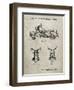 PP901-Sandstone Kawasaki Motorcycle Patent Poster-Cole Borders-Framed Premium Giclee Print