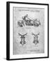 PP901-Slate Kawasaki Motorcycle Patent Poster-Cole Borders-Framed Giclee Print