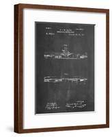 PP91-Chalkboard Holland Submarine Patent Poster-Cole Borders-Framed Giclee Print