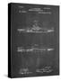 PP91-Chalkboard Holland Submarine Patent Poster-Cole Borders-Stretched Canvas