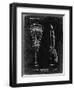 PP915-Black Grunge Lacrosse Stick 1936 Patent Poster-Cole Borders-Framed Giclee Print