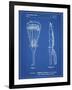 PP915-Blueprint Lacrosse Stick 1936 Patent Poster-Cole Borders-Framed Giclee Print