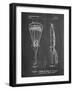 PP915-Chalkboard Lacrosse Stick 1936 Patent Poster-Cole Borders-Framed Giclee Print