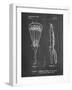 PP915-Chalkboard Lacrosse Stick 1936 Patent Poster-Cole Borders-Framed Giclee Print