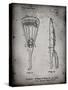 PP915-Faded Grey Lacrosse Stick 1936 Patent Poster-Cole Borders-Stretched Canvas