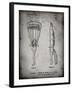 PP915-Faded Grey Lacrosse Stick 1936 Patent Poster-Cole Borders-Framed Giclee Print