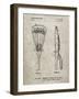 PP915-Sandstone Lacrosse Stick 1936 Patent Poster-Cole Borders-Framed Giclee Print