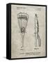 PP915-Sandstone Lacrosse Stick 1936 Patent Poster-Cole Borders-Framed Stretched Canvas