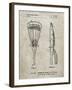 PP915-Sandstone Lacrosse Stick 1936 Patent Poster-Cole Borders-Framed Giclee Print