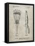 PP915-Sandstone Lacrosse Stick 1936 Patent Poster-Cole Borders-Framed Stretched Canvas