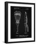 PP915-Vintage Black Lacrosse Stick 1936 Patent Poster-Cole Borders-Framed Giclee Print