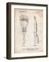 PP915-Vintage Parchment Lacrosse Stick 1936 Patent Poster-Cole Borders-Framed Giclee Print