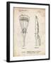 PP915-Vintage Parchment Lacrosse Stick 1936 Patent Poster-Cole Borders-Framed Giclee Print