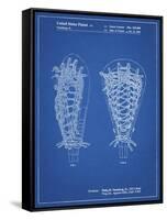 PP916-Blueprint Lacrosse Stick Patent Poster-Cole Borders-Framed Stretched Canvas