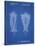 PP916-Blueprint Lacrosse Stick Patent Poster-Cole Borders-Stretched Canvas